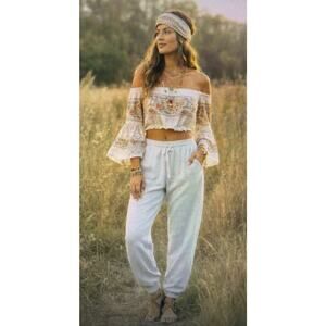 Women’s Abercrombie & Fitch Sweatpants Grey Soft A&F Collection XL lounge jogger